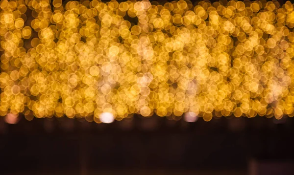 Блестящие Светящиеся Сверкающие Разряженные Мигающий Теплый Золотой Свет Боке Освещение — стоковое фото