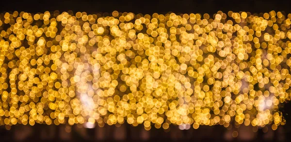 Glittrande Glödande Och Mousserande Oskarp Blinkande Varm Guld Lampa Bokeh — Stockfoto