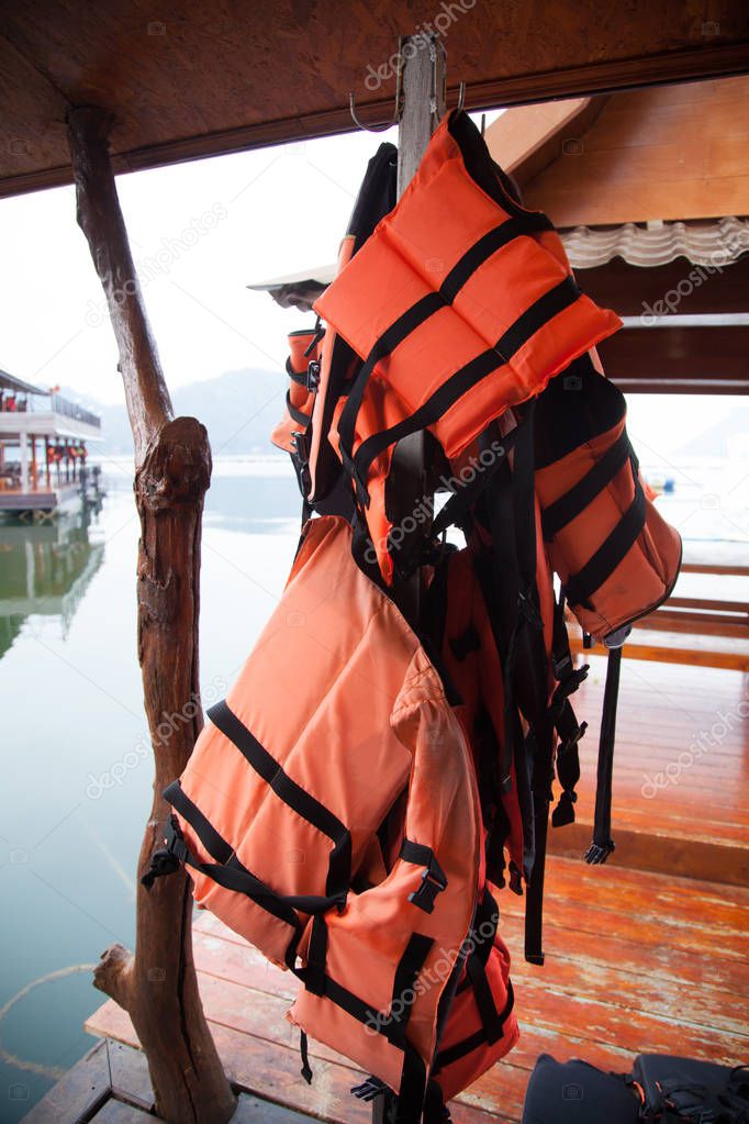 Personal life support flotation safety device (life jacket, life vest, work vest, life saving, buoyancy aid or flotation suit) for marine personnel working on boat deck or area exposed to sea water