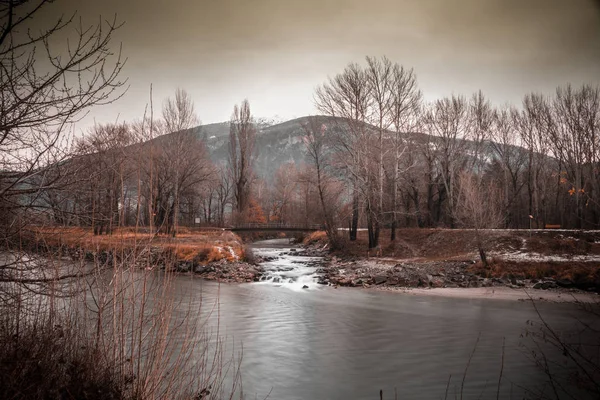 Cold River Rhone Switzerland — Stock Photo, Image