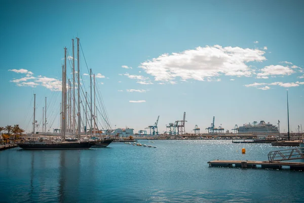 Puerto de Valencia Ciudad — Foto de Stock