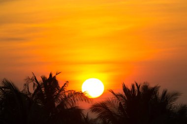 Gökyüzü bulutlu doğal