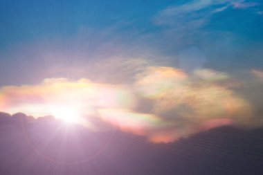 Her gün gün batımında doğadan güzel bir ışık..