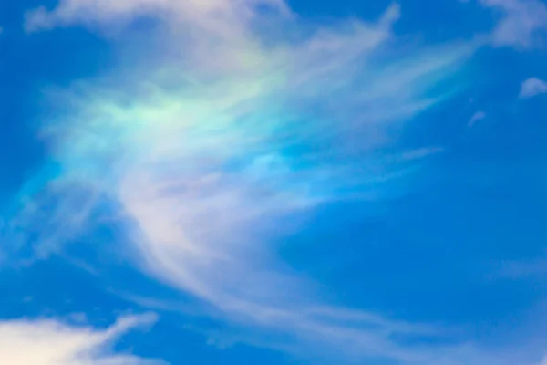 Kolorowe Abstrakcyjną Błękitne Niebo Chmury Powietrza — Zdjęcie stockowe