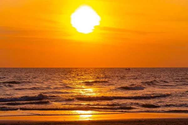 Morning Sun Light Orange Hot Zone — Stock Photo, Image