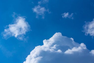 Metin için havada mavi zemin.