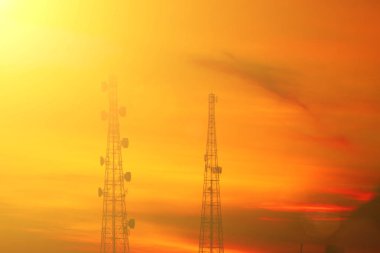  Sabah güneş ışık turuncu sıcak bölge.