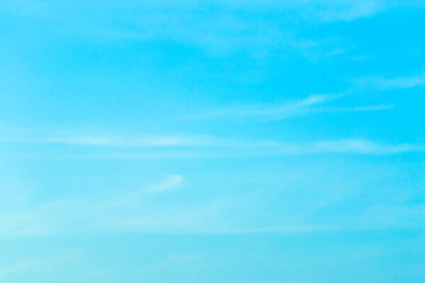 Air clouds in the blue sky.