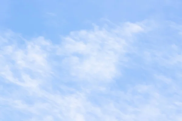 Blue sky with white clouds during the afternoon.