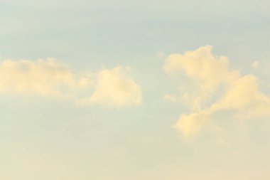 Renkli hava bulutlar.