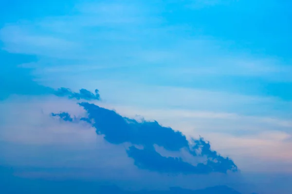 Céu Azul Nuvens Brancas Como Pinturas Pintores — Fotografia de Stock