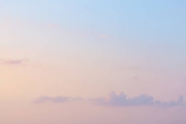 Renkli hava bulutlar.