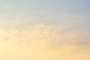 Renkli hava bulutlar.