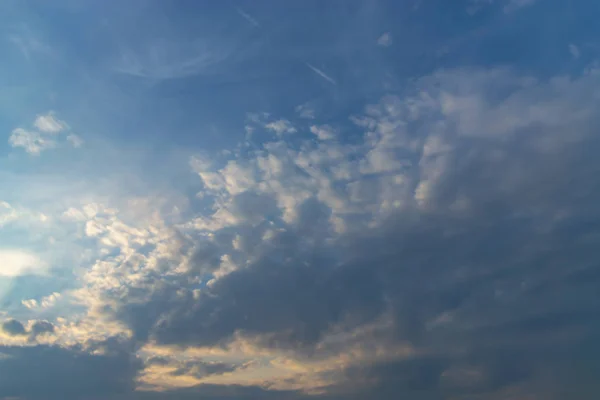 Space Air White Clouds Moving — Stock Photo, Image