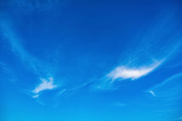 Ciel Bleu Avec Nuages Blancs Pendant Après Midi — Photo