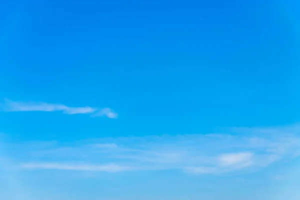 Ciel Bleu Avec Nuages Blancs Pendant Après Midi — Photo