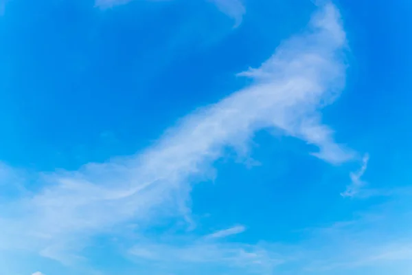 Blue sky with white clouds during the afternoon.