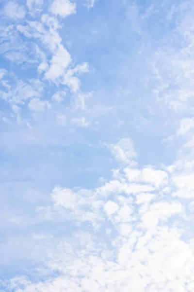 Blue sky with white clouds during the afternoon.