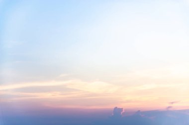  Tayland Körfezi sunrise plajda şafak parlak renkler.