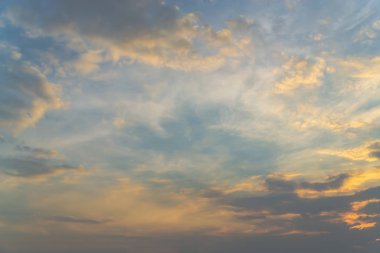  Tayland Körfezi sunrise plajda şafak parlak renkler.