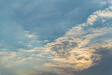 Romantik mavi gökyüzü, ücretsiz manzara.