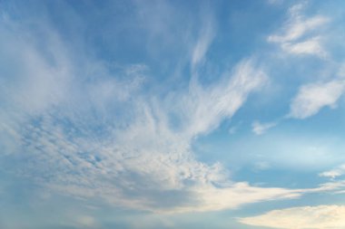 Romantik mavi gökyüzü, ücretsiz manzara.