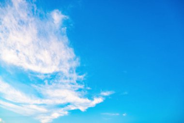 Metin için havada mavi zemin.