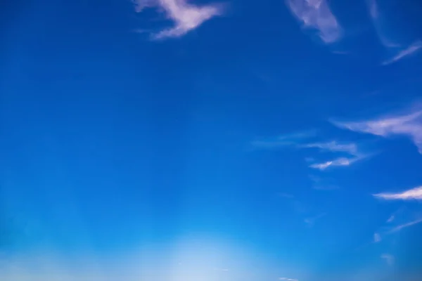 Cielo Azul Vista Fondo — Foto de Stock