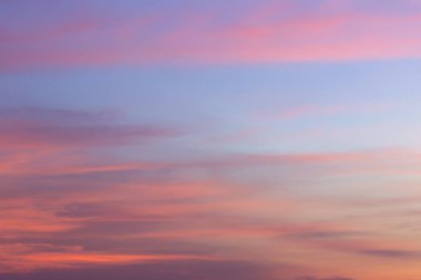 Renkli hava bulutlar.