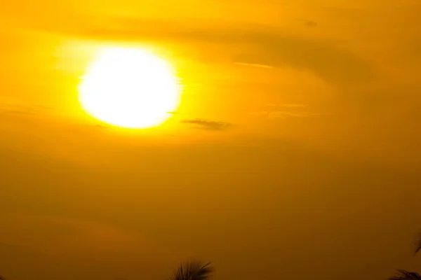 Солнечный Свет Оранжевая Горячая Зона — стоковое фото