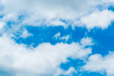 kabarık kümülüs bulutlar gökyüzü fotoğrafı