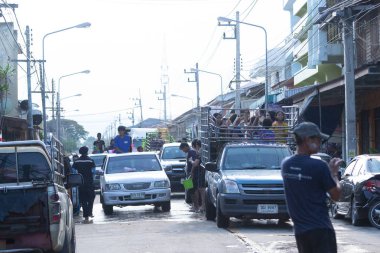 Kui Buri, Prachuap Khiri Khan, Tayland 13 Nisan 2018 Songkran t