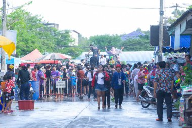 Kui Buri, Prachuap Khiri Khan, Tayland 13 Nisan 2018 Songkran t