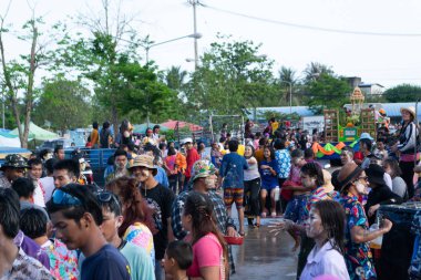 Kui Buri, Prachuap Khiri Khan, Tayland 13 Nisan 2018 Songkran t