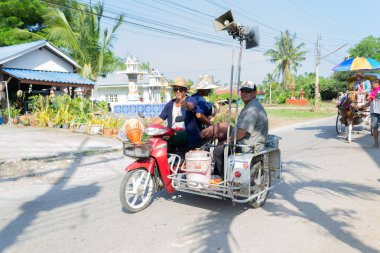 Kui Buri, Prachuap Khiri Khan, Tayland 13 Nisan 2018 Songkran t