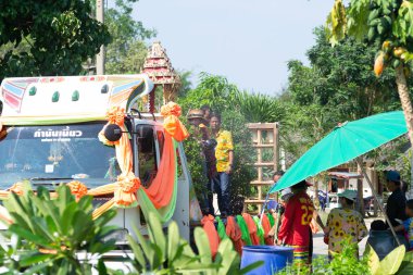 Kui Buri, Prachuap Khiri Khan, Tayland 13 Nisan 2018 Songkran t