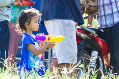 Kui Buri, Prachuap Khiri Khan, Tayland 13 Nisan 2018 Songkran t
