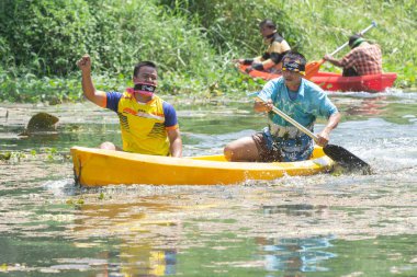 Kui Buri, Prachuap Khiri Khan, Tayland 13 Nisan 2018 Songkran t