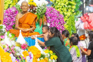 Kui Buri, Prachuap Khiri Khan, Tayland 13 Nisan 2018 Songkran t