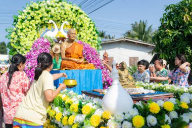Kui Buri, Prachuap Khiri Khan, Tayland 13 Nisan 2018 Songkran t
