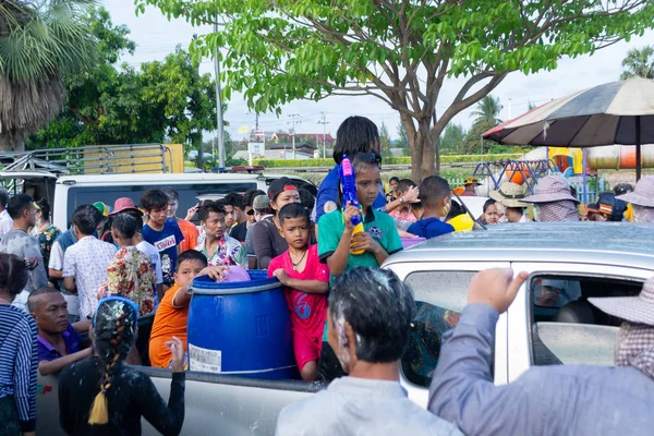 Kui Buri, Prachuap Khiri Khan, Thailand 13 april 2018 Songkran t — Stockfoto