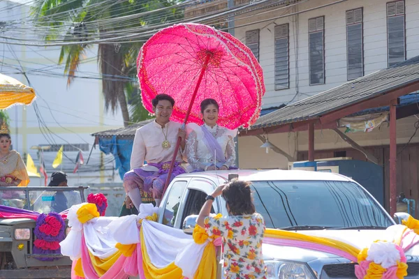 Kui Buri, Prachuap Khiri Khan, Thailand 13 April 2018 Songkran t — Stock Photo, Image