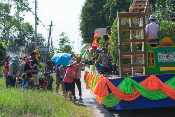 Kui Buri, Prachuap Khiri Khan, Thailand 13 April 2018 Songkran t — Stock Photo, Image