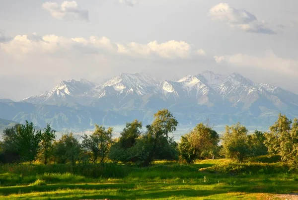 Parque Nacional Ala Archa Las Montañas Tian Shan Biskek Kirguistán — Foto de Stock