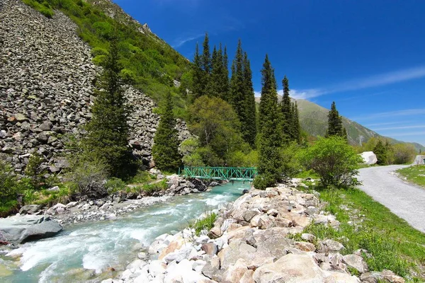 Parco Nazionale Ala Archa Nelle Montagne Tian Shan Del Kirghizistan — Foto Stock