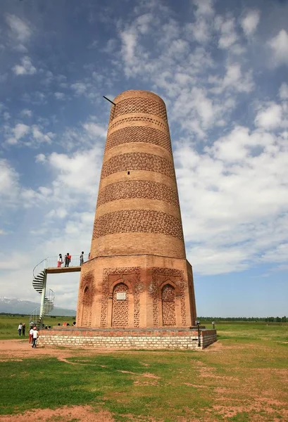 Torre Burana Valle Del Chuy Norte Capital Del País Biskek — Foto de Stock