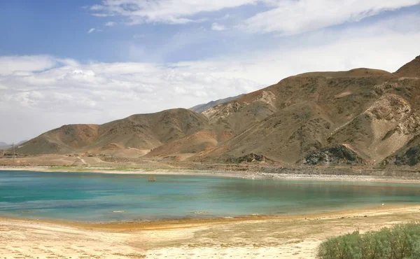 Vattenreservoaren Orto Tokoy Väg Till Kochkor Och Naryn City Kirgizistan — Stockfoto