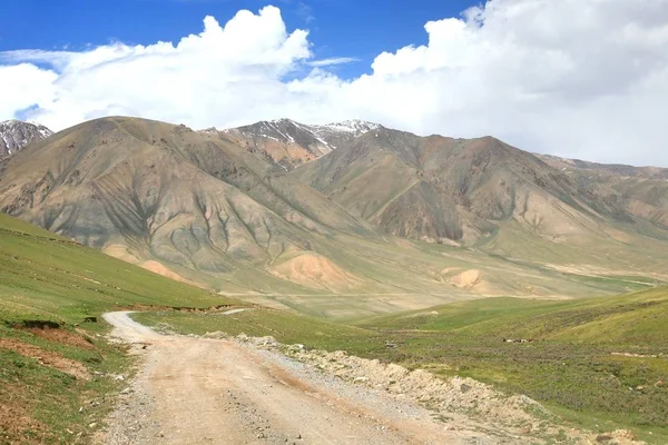 Sträckningen Vackra Natursköna Från Bishkek Till Naryn Staden Kirgizistan — Stockfoto