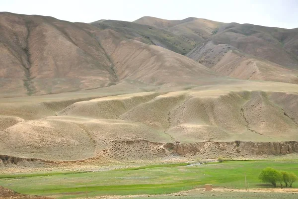 Route Van Prachtige Scenic Uit Bisjkek Naar Naryn Stad Van — Stockfoto