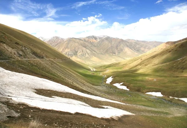 Krásné Scénické Biškeku Naryn Pohoří Ťan Šan Kyrgyzstán — Stock fotografie